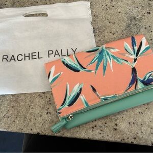 Tropical print clutch